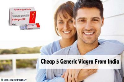 5 Cheap Generic Viagra From India for Men