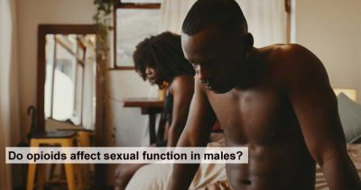 Do opioids affect sexual function in males?