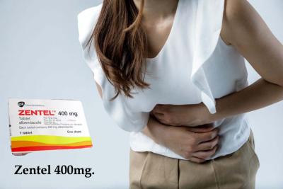Zentel 400mg Tablets to treat worm infection