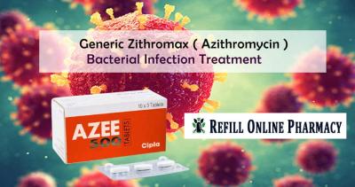 How Bacterial infection Treatment is easy with Generic Zithromax?